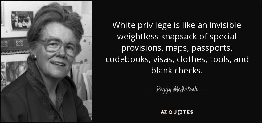 peggy mcintosh white privilege apa citation